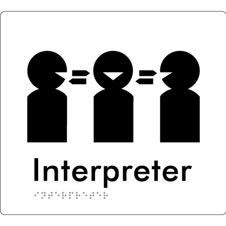Interpreter - Braille Tactile Signs Aust.
