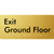 Exit Level Ground Floor