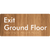 Exit Level Ground Floor