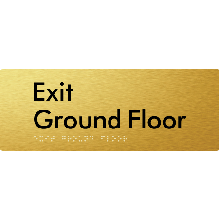 Exit Level Ground Floor