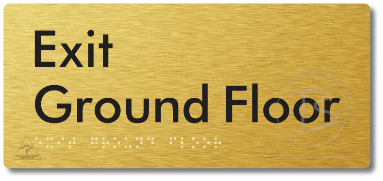 Exit Level Ground Floor