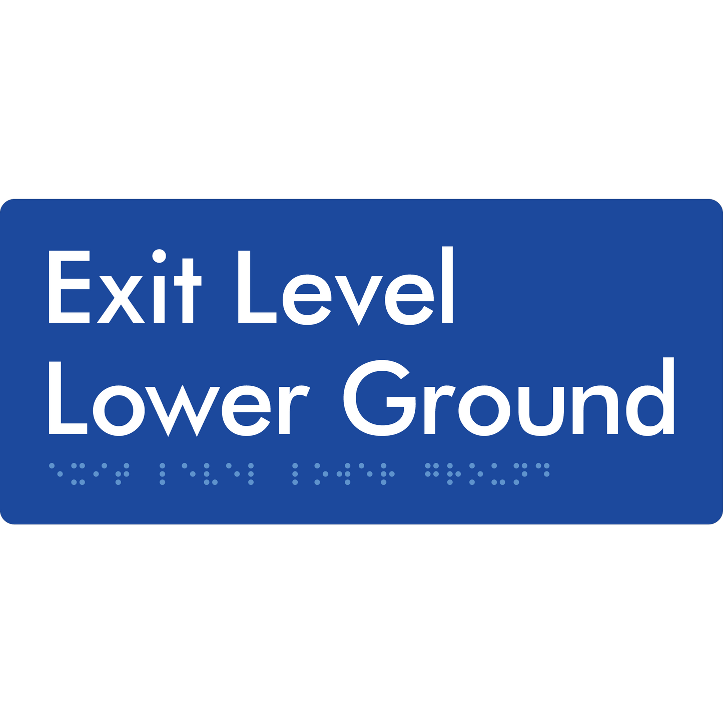 Exit Level Lower Ground