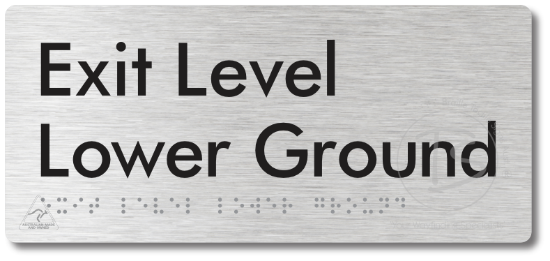 Exit Level Lower Ground