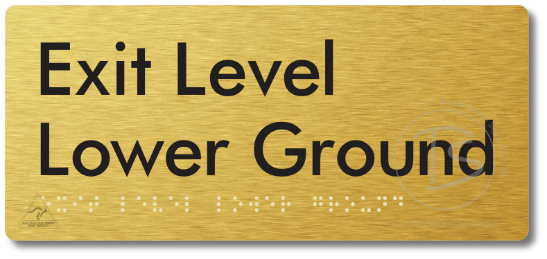 Exit Level Lower Ground