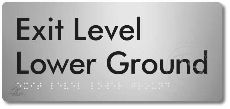 Exit Level Lower Ground