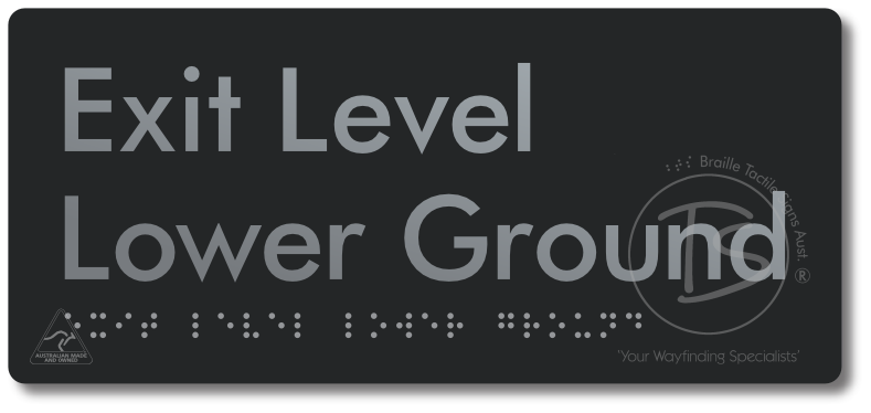 Exit Level Lower Ground