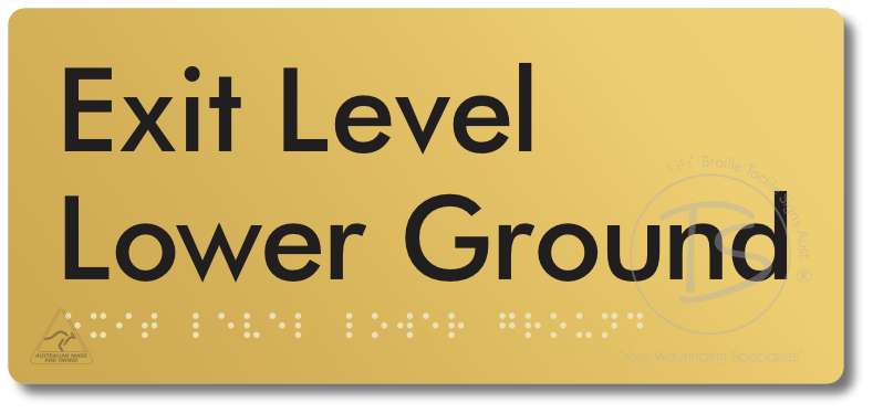 Exit Level Lower Ground