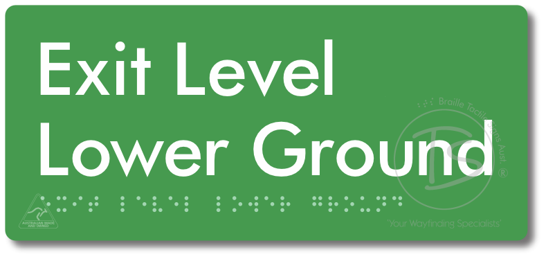 Exit Level Lower Ground