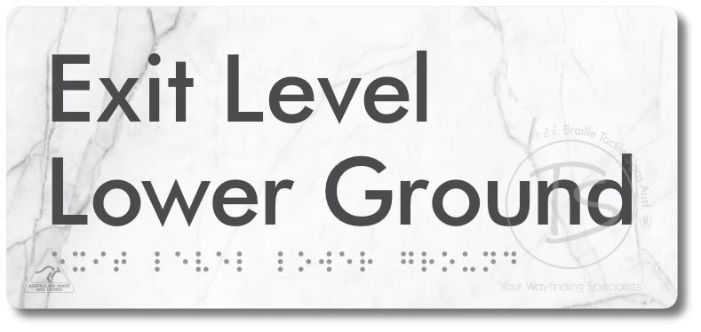 Exit Level Lower Ground