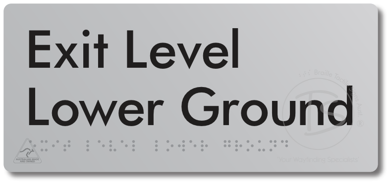 Exit Level Lower Ground