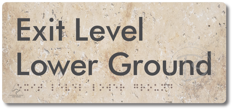 Exit Level Lower Ground