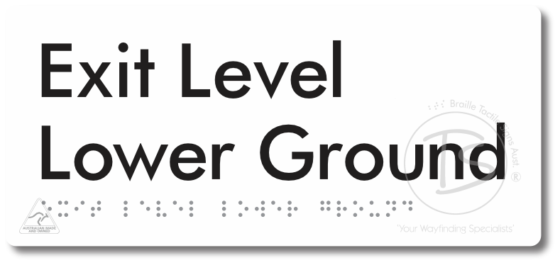 Exit Level Lower Ground