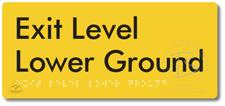 Exit Level Lower Ground