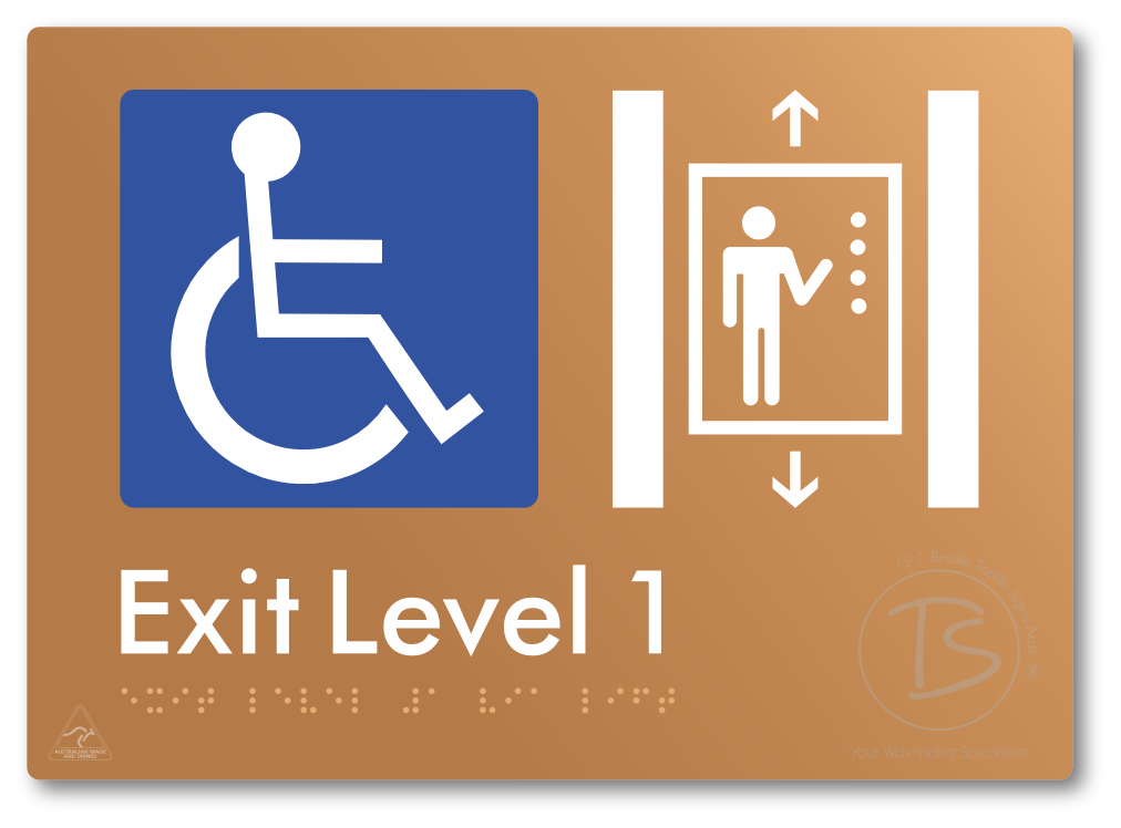 Exit Level 1 Via Lift