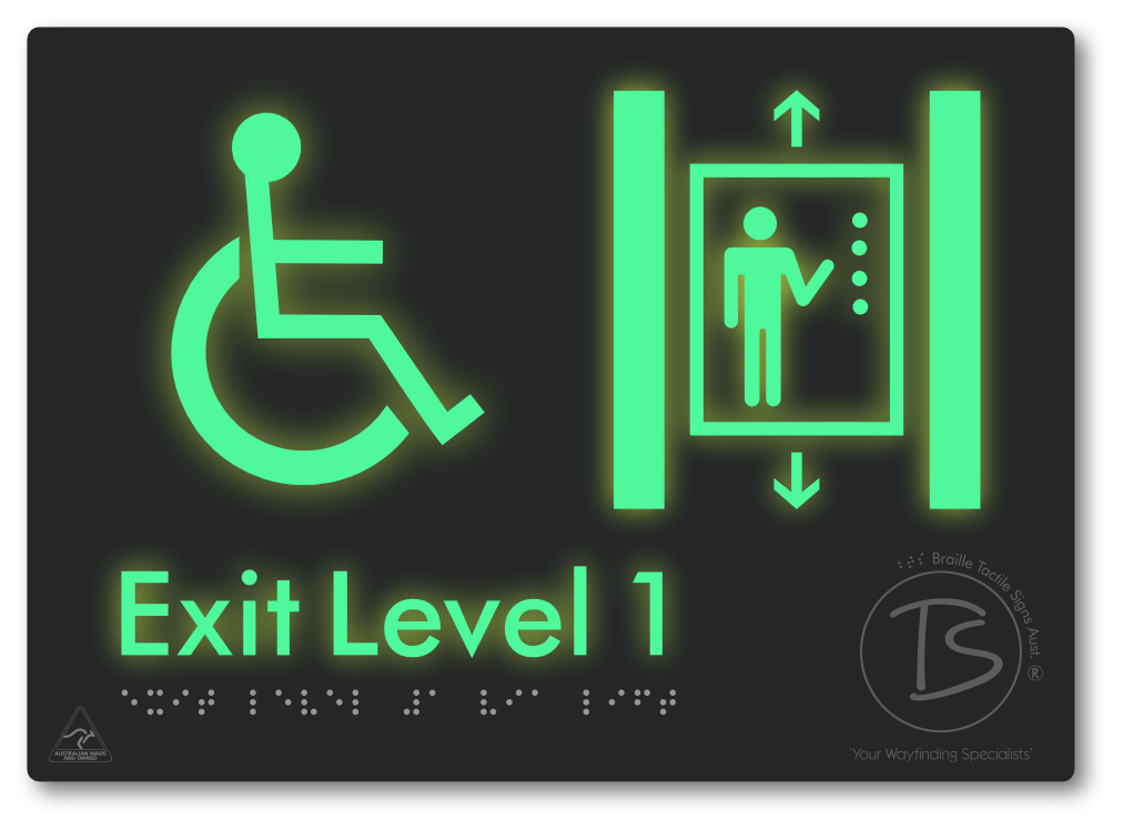 Exit Level 1 Via Lift