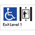 Exit Level 1 Via Lift