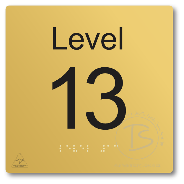 Level Sign - Level 13