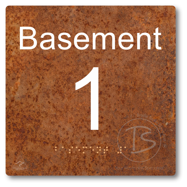 Level Sign - Basement 1