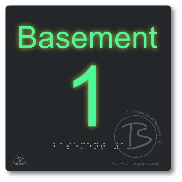 Level Sign - Basement 1