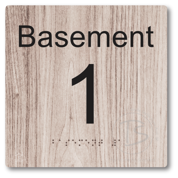 Level Sign - Basement 1