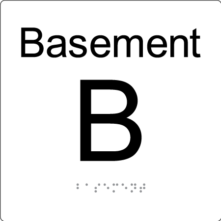 Level Sign - Level B - Braille Tactile Signs Aust.
