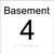 Level Sign - Basement 4