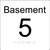 Level Sign - Basement 5