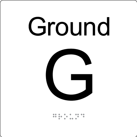 Level Sign - Ground - Braille Tactile Signs Aust.