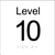 Level Sign - Level 10