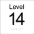 Level Sign - Level 14