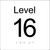 Level Sign - Level 16