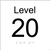 Level Sign - Level 20