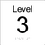 Level Sign - Level 3
