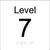 Level Sign - Level 7