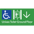 Unisex Accessible Toilet on Ground Floor Via Lift with Large Directional Arrow