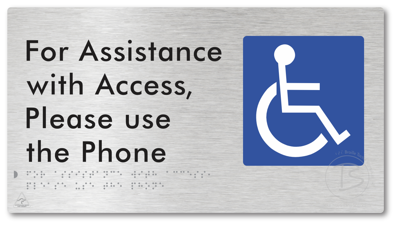 For Assistance with Access, Please use the Phone