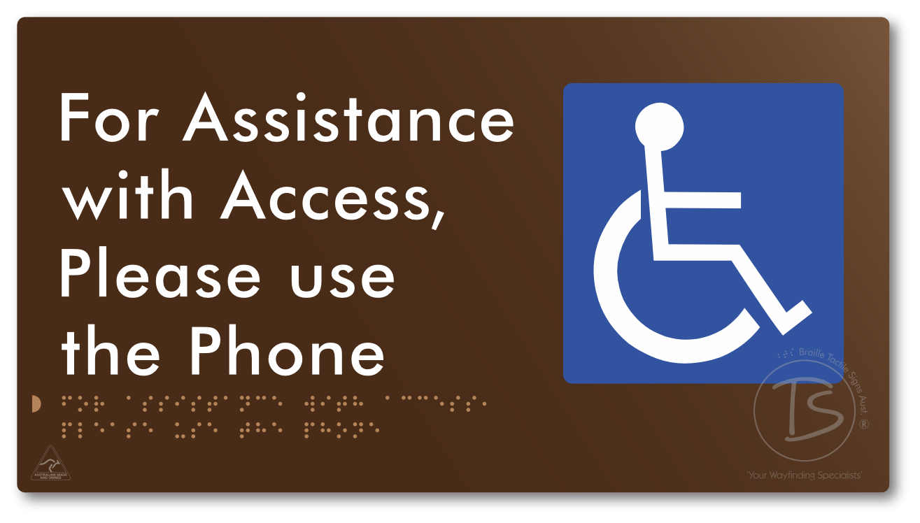 For Assistance with Access, Please use the Phone