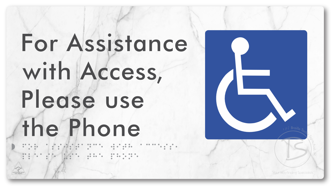 For Assistance with Access, Please use the Phone