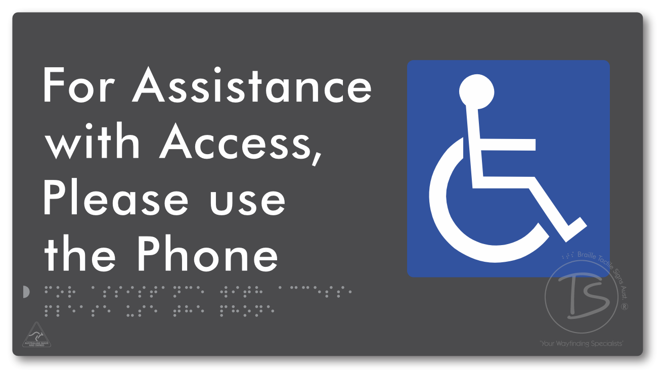 For Assistance with Access, Please use the Phone