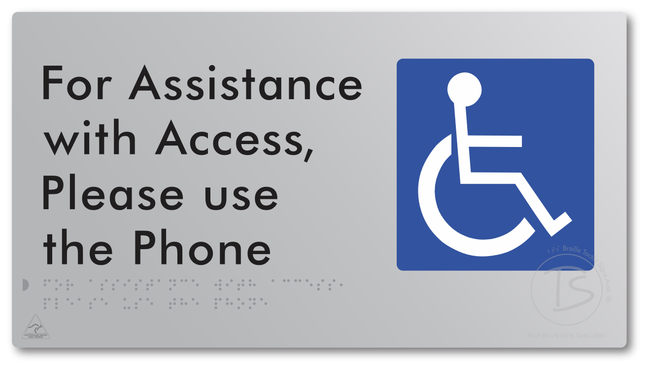 For Assistance with Access, Please use the Phone