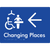 Changing Places with Large Directional Arrow (Certification Required)