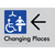 Changing Places with Large Directional Arrow (Certification Required)