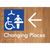 Changing Places with Large Directional Arrow (Certification Required)