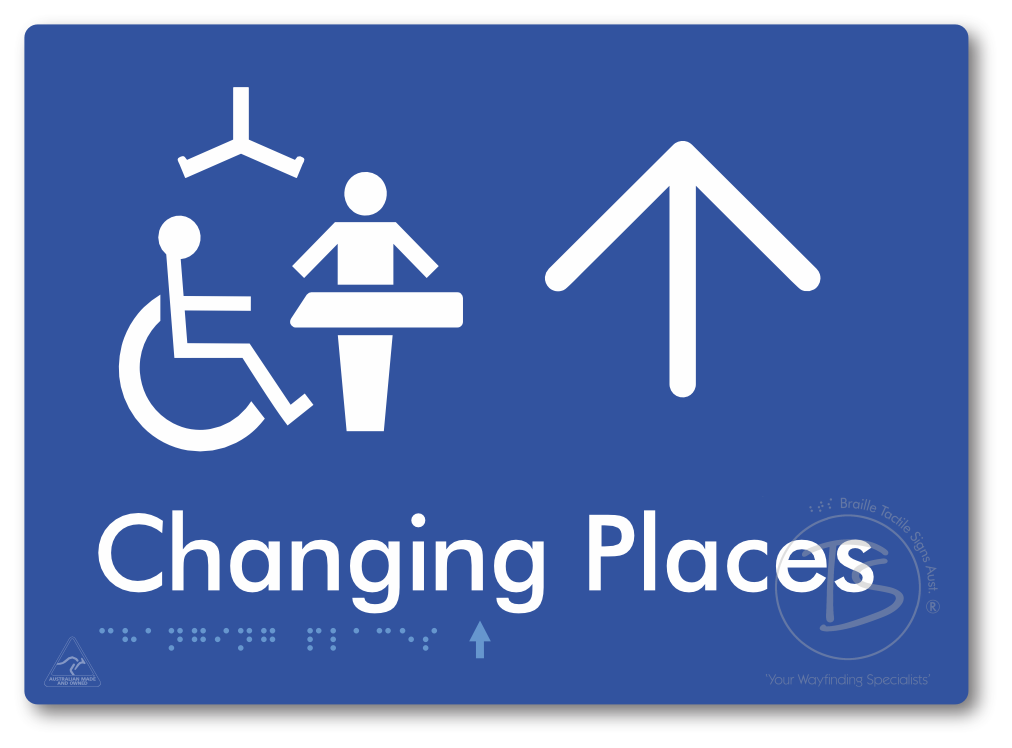 Changing Places with Large Directional Arrow (Certification Required)