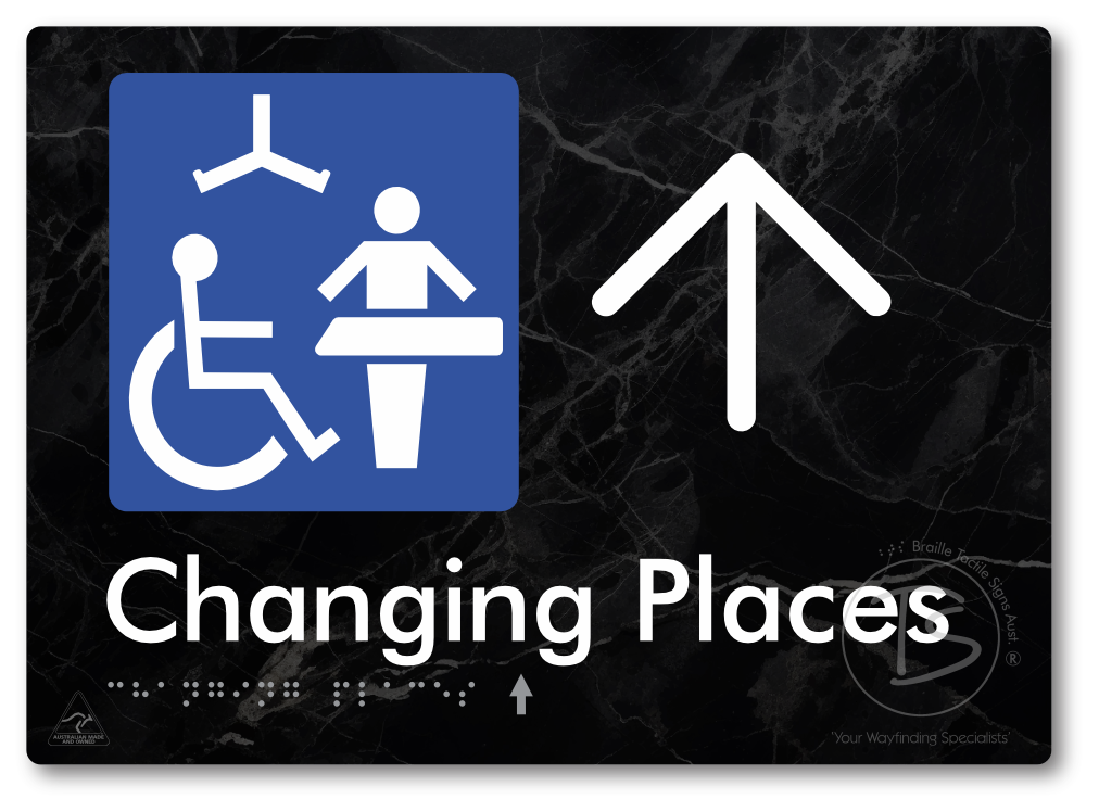 Changing Places with Large Directional Arrow (Certification Required)