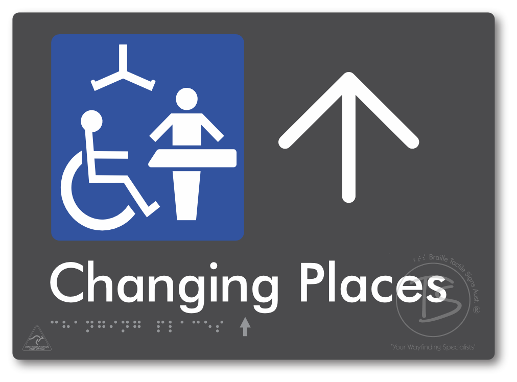 Changing Places with Large Directional Arrow (Certification Required)