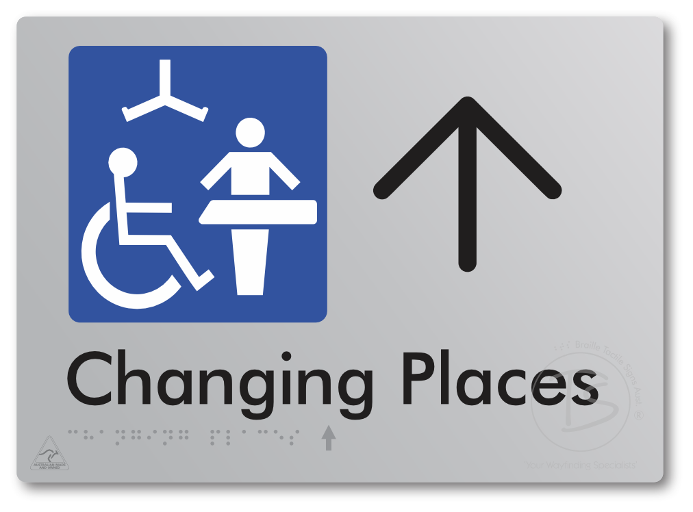 Changing Places with Large Directional Arrow (Certification Required)