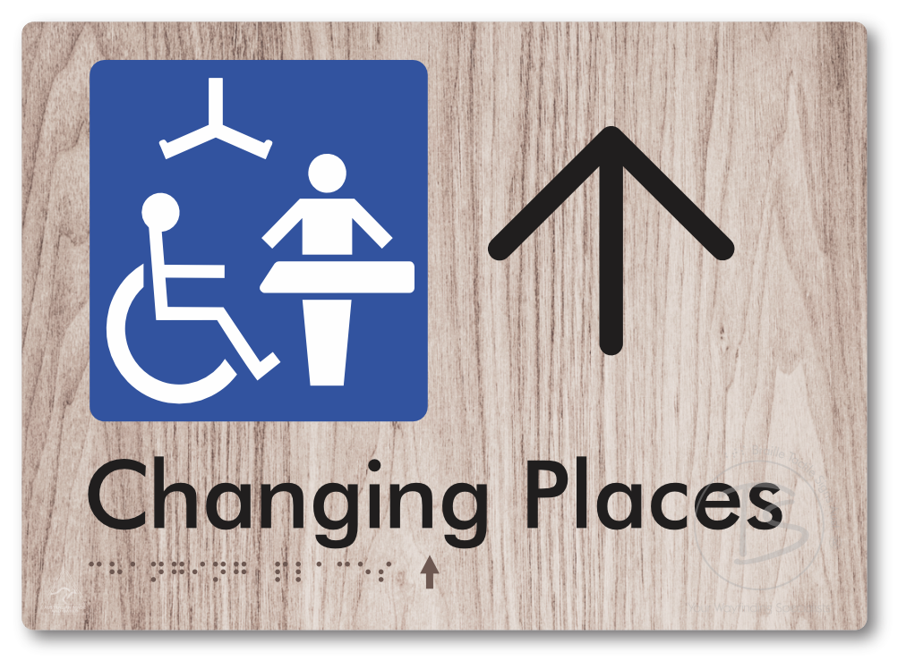 Changing Places with Large Directional Arrow (Certification Required)