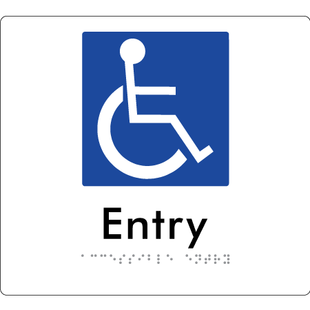Accessible Entry - Braille Tactile Signs Aust.