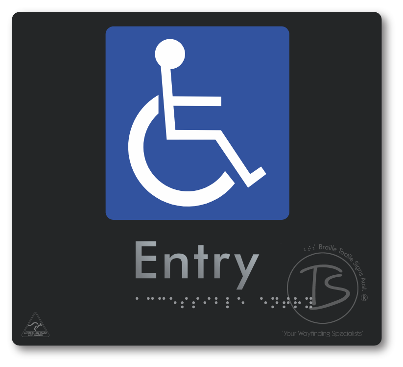 Accessible Entry - Braille Tactile Signs Aust.